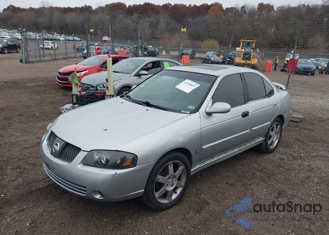 2004 Nissan Sentra Se-R Spec V from USA, damaged, VIN 3N1AB51D24L732381